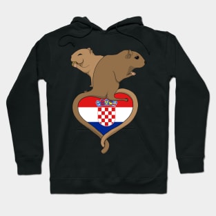 Gerbil Croatia (light) Hoodie